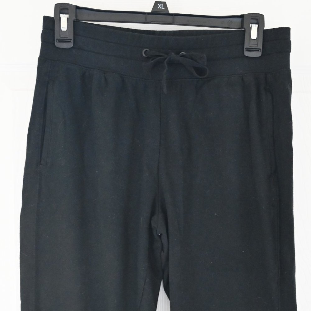 Black Joggers with Band at Ankle